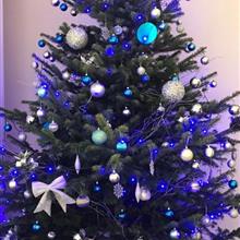 8ft Decorated Christmas Tree
